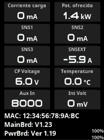 C:\Proyectos\2021007_ING278_Versa_EV_Charge\Documentos\Capturas Pantalla Woltio\Castellano\Pantalla diagnosticos.png